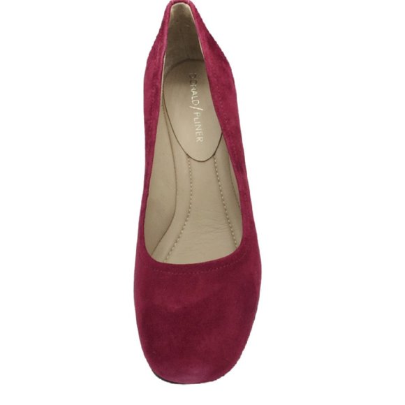 Donald Pliner Burgundy Shoes Kid Suede  6.5 Med - Picture 2 of 6